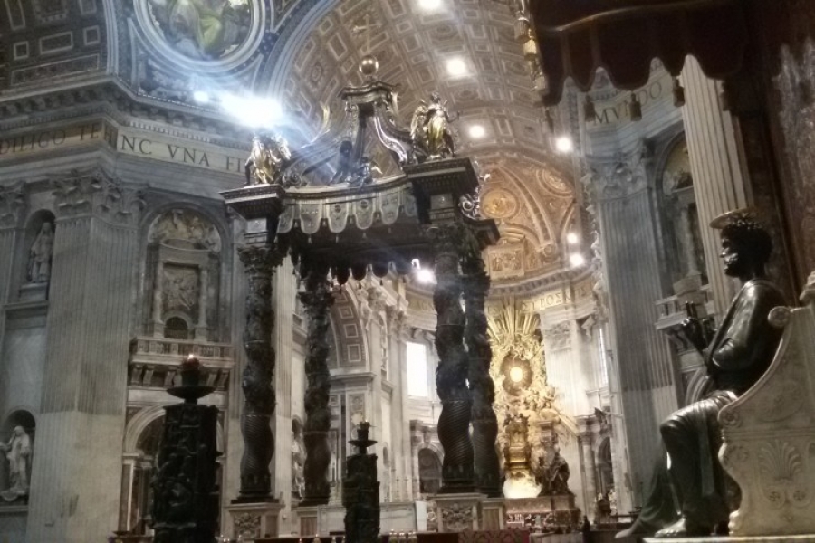 Vaticano: Restauración del gran Crucifijo de madera del siglo XIV