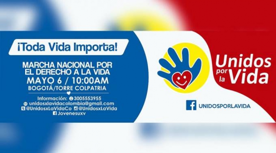 Colombia marcha por la vida para no convertirse en «paraíso de la cultura de la muerte»